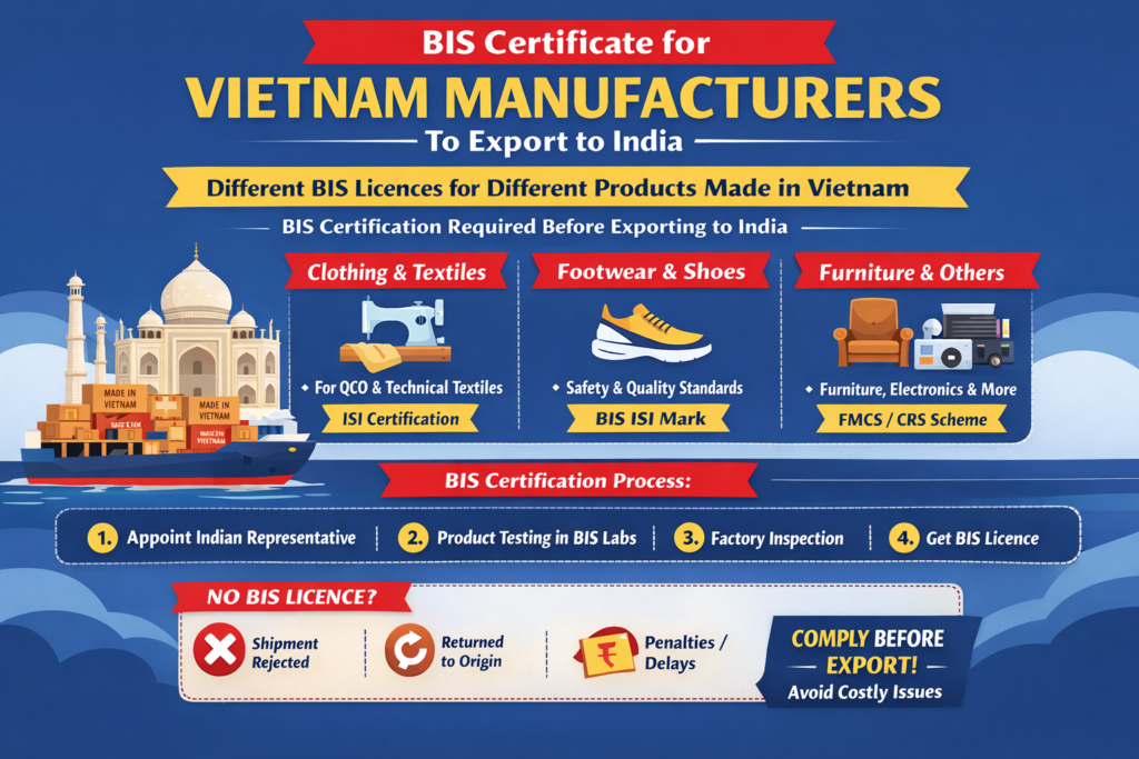 BIS Certificate for Vietnam