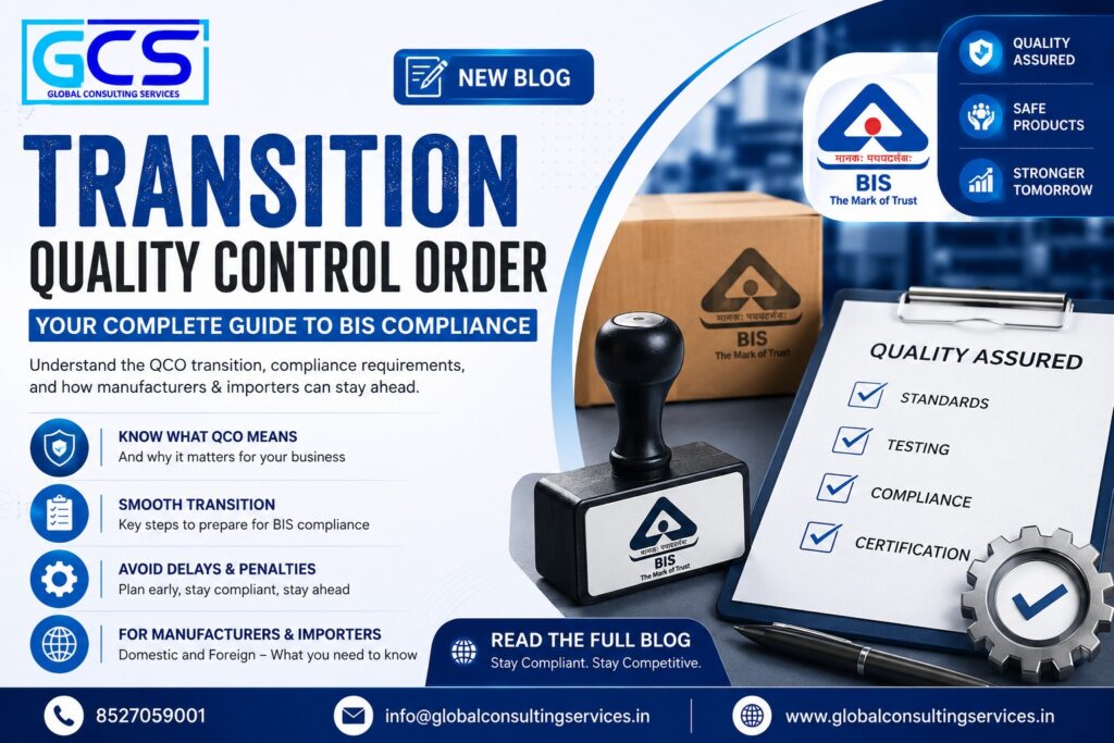 Transition Quality Control Order