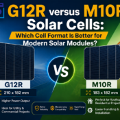 G12R VS M10R Solar Cells